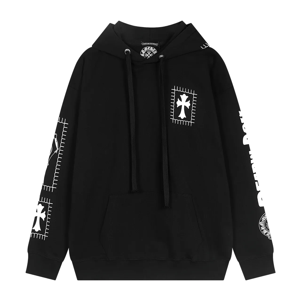 P270 Chrome Hearts European and American trendy brand comic sweatshirt Size: S M L XL Color: Black